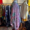 Poncho soie mousseine Galliano