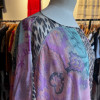 Poncho soie mousseine Galliano