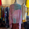 Poncho soie mousseine Galliano