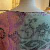 Poncho soie mousseine Galliano