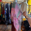 Poncho soie mousseine Galliano