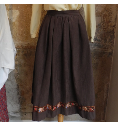 Jupe longue Saint-Laurent vintage