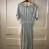 Robe Cacharel vintage soie bleu pale