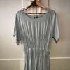 Robe Cacharel vintage soie bleu pale