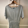 Robe Cacharel vintage soie bleu pale
