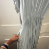 Robe Cacharel vintage soie bleu pale