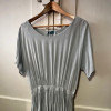 Robe Cacharel vintage soie bleu pale