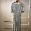 Robe Cacharel vintage soie bleu pale