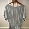 Robe Cacharel vintage soie bleu pale