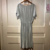 Robe Cacharel vintage soie bleu pale
