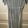 Robe Cacharel vintage soie bleu pale
