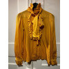 Blouse Saint Laurent vintage T36 lavallière soie rayures
