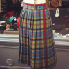 Jupe vintage Saint-Laurent ecossaise T34-36