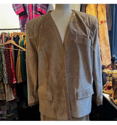 Veste Celine vintage daim T40 années 80
