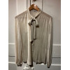 Blouse Hermes vintage lavallière chinée TL