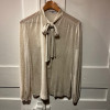 Blouse Hermes vintage lavallière chinée TL