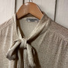 Blouse Hermes vintage lavallière chinée TL