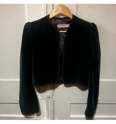 Bolero vintage Saint Laurent vert T36