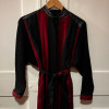 Robe Guy Laroche vintage bi-matière rayée T38