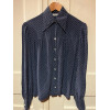 Blouse Ted Lapidus vintage soie pois