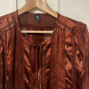 Robe Emanuel Ungaro vintage soie lamée or