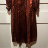 Robe Emanuel Ungaro vintage soie lamée or