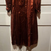 Robe Emanuel Ungaro vintage soie lamée or