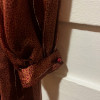 Robe Emanuel Ungaro vintage soie lamée or