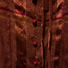 Robe Emanuel Ungaro vintage soie lamée or