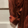 Robe Emanuel Ungaro vintage soie lamée or