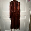 Robe Emanuel Ungaro vintage soie lamée or