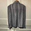 Blouse Ted Lapidus vintage soie style officier TS