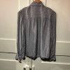 Blouse Ted Lapidus vintage soie style officier TS