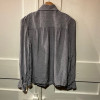 Blouse Ted Lapidus vintage soie style officier TS