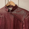 Blouse Nina Ricci vintage lamée rose TM/L