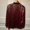 Blouse Nina Ricci vintage lamée rose TM/L