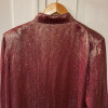 Blouse Nina Ricci vintage lamée rose TM/L
