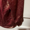 Blouse Nina Ricci vintage lamée rose TM/L