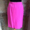 Jupe vintage Saint-Laurent rose taille 38 ou 40