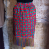 Jupe Yves Saint-Laurent vintage franges