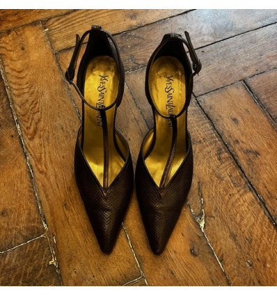 Paire d'escarpins YSL vintage T37,5