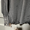 Blouse Chloé vintage pied de poule TS
