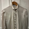 Blouse soie Calvin Klein vintage TS lavallière