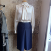 Blouse Yves Saint-Laurent lavallière soie