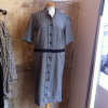 Robe Saint-Laurent vintage taille 40 pied de poule