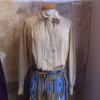 Blouse Saint-Laurent lavallière vintage taille 38/40