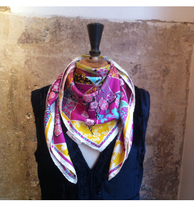 Foulard soie Kenzo