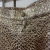 Jupe Thierry Mugler vintage brocard lamé or