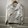 Blouse Emmanuelle Khanh vintage TS frou frou