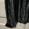 Blouse Ted Lapidus vintage soie lamée rayures